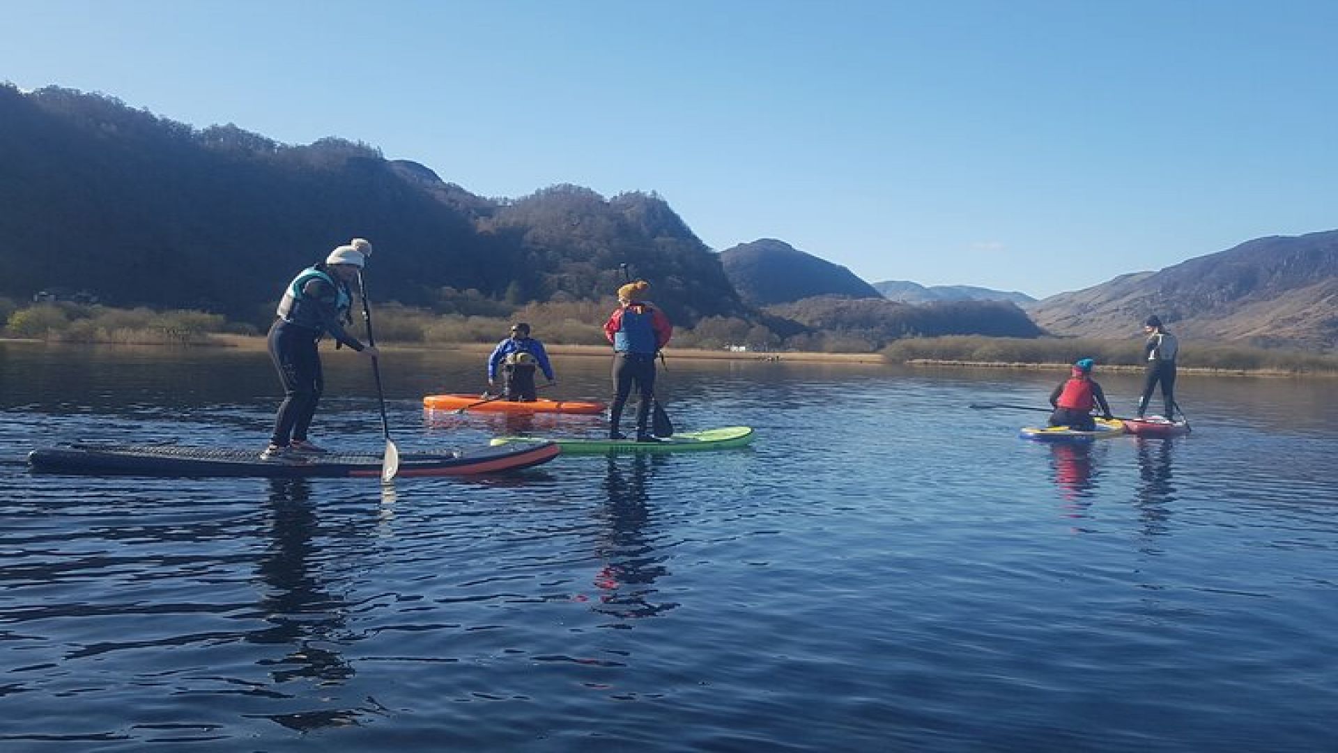 Paddle Boarding on Derwent Water
