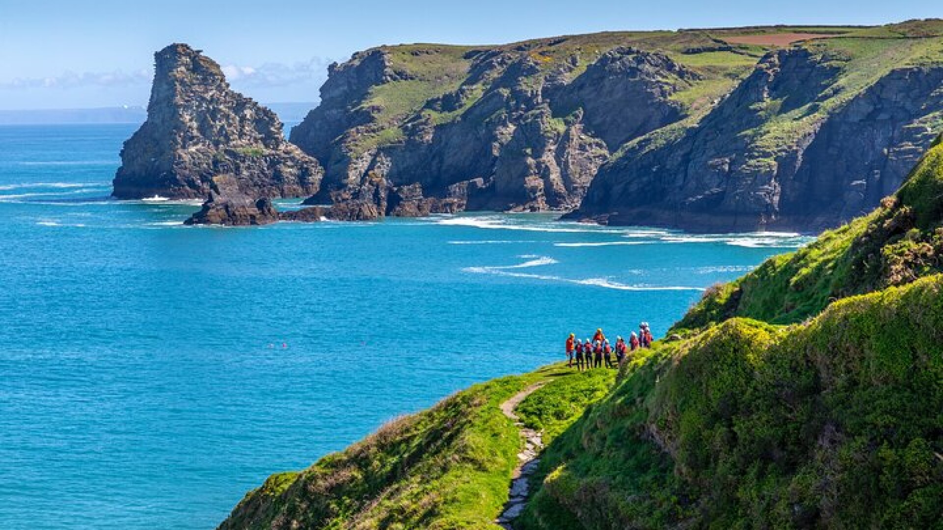 Coasteering Adventures in Bossiney Cove, Bude, and Cornwall