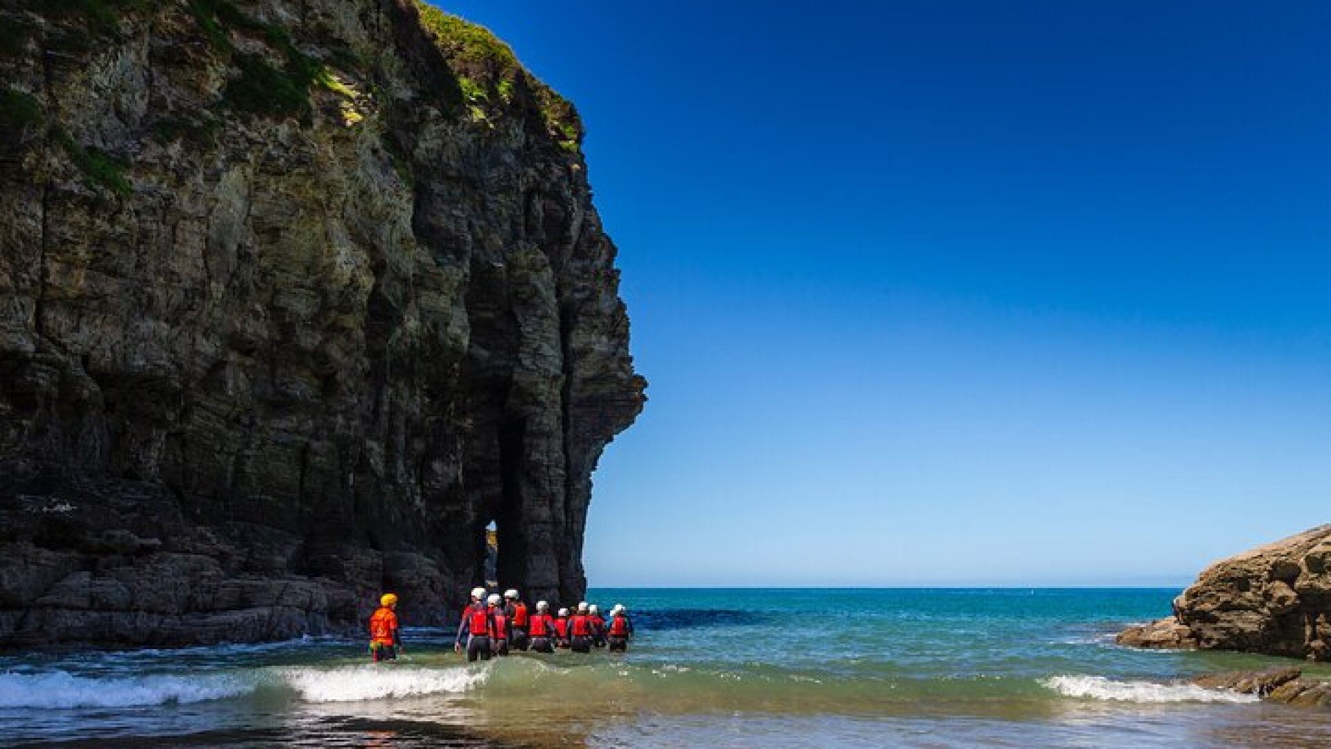 Coasteering Adventures in Bossiney Cove, Bude, and Cornwall