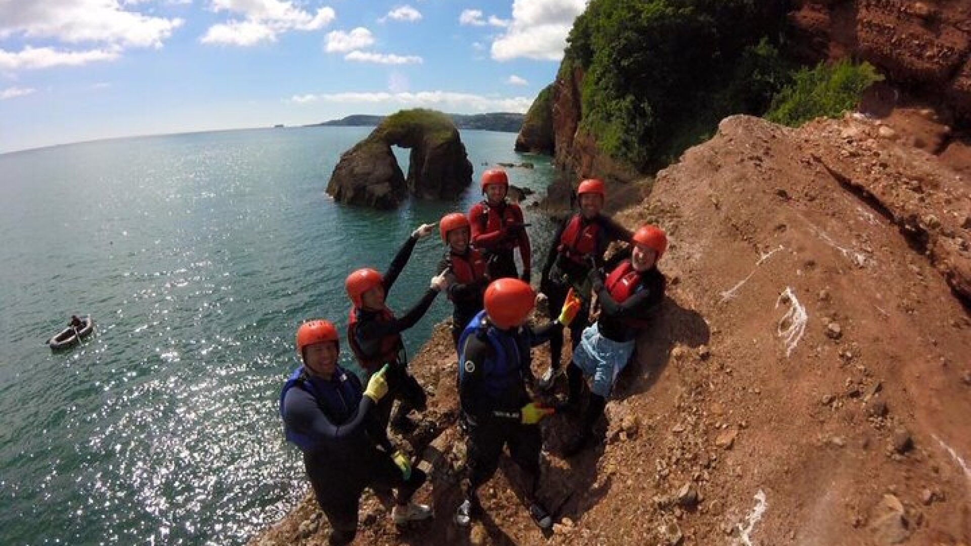 Coasteering Geopark Adventure In Torquay