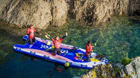 Giant Stand Up Paddle Boarding Experience in Newquay