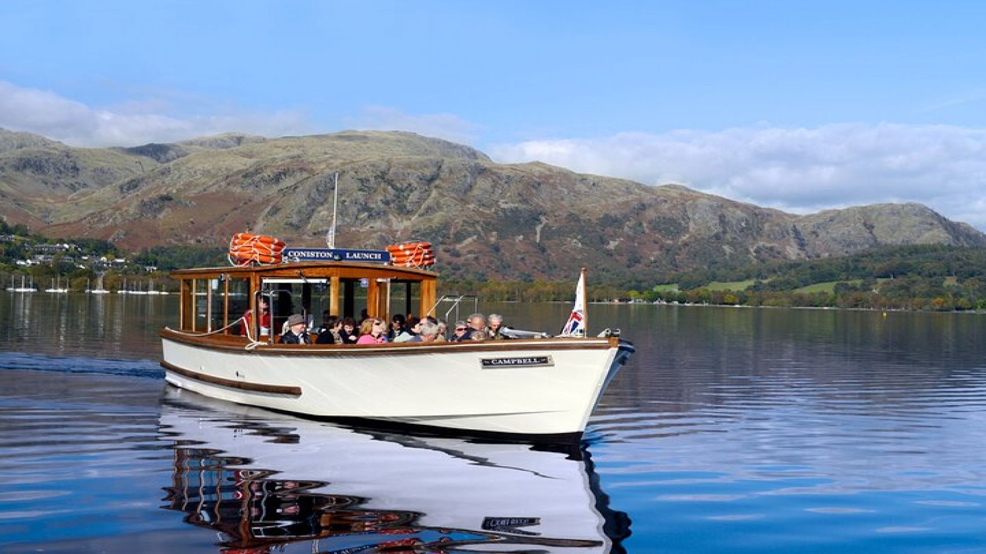 Coniston Water Wild Cat Island Cruise Yellow Route