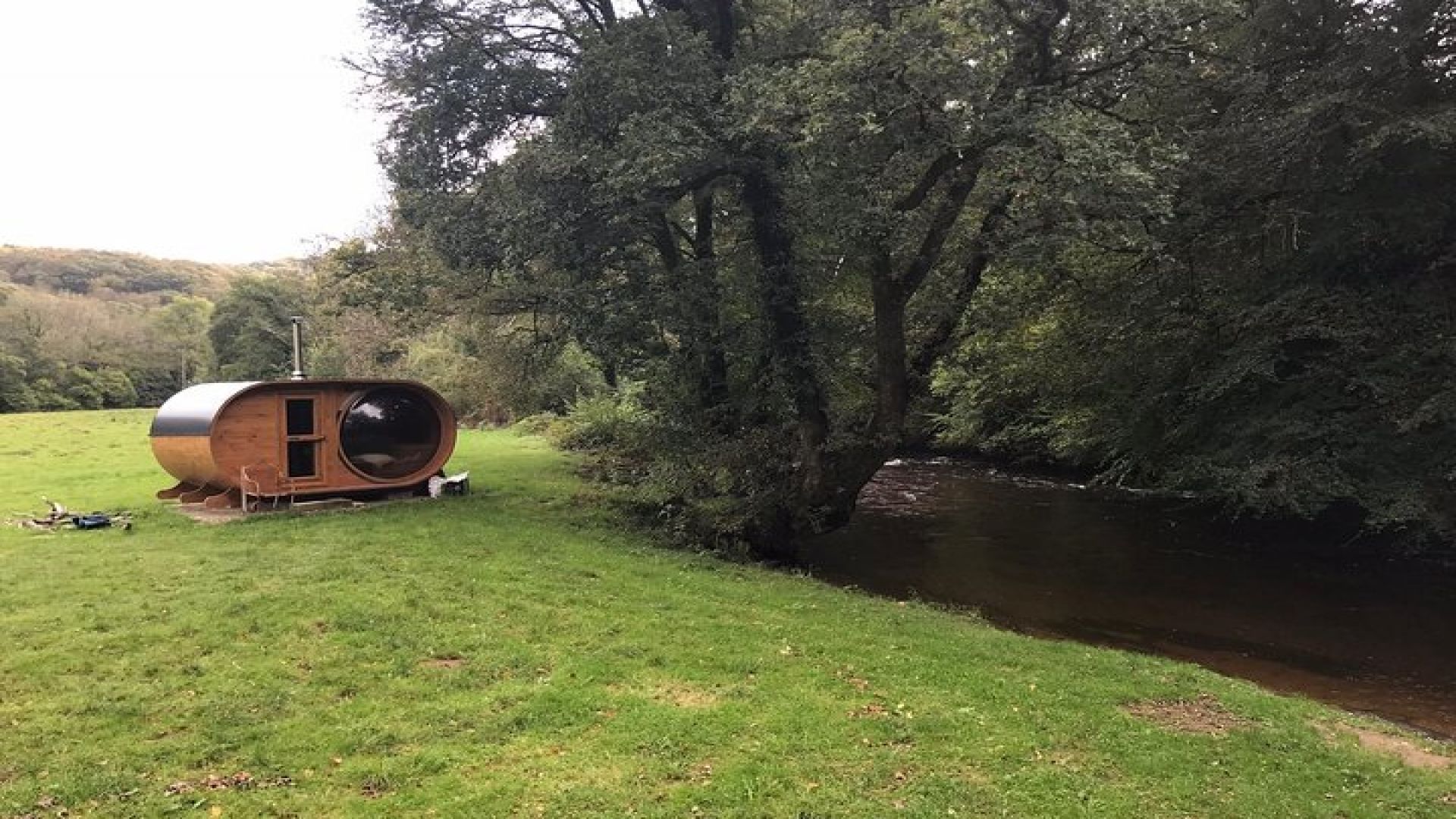Forest Wood Fired Sauna & Cold Water River Swim