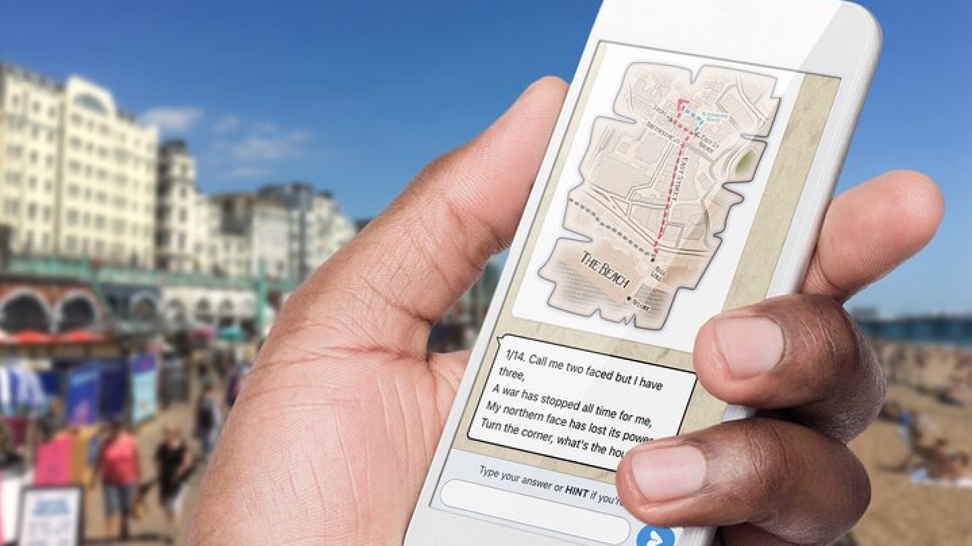 Fun, Flexible Treasure Hunt Around Brighton with Cryptic Clues & Hidden Gems