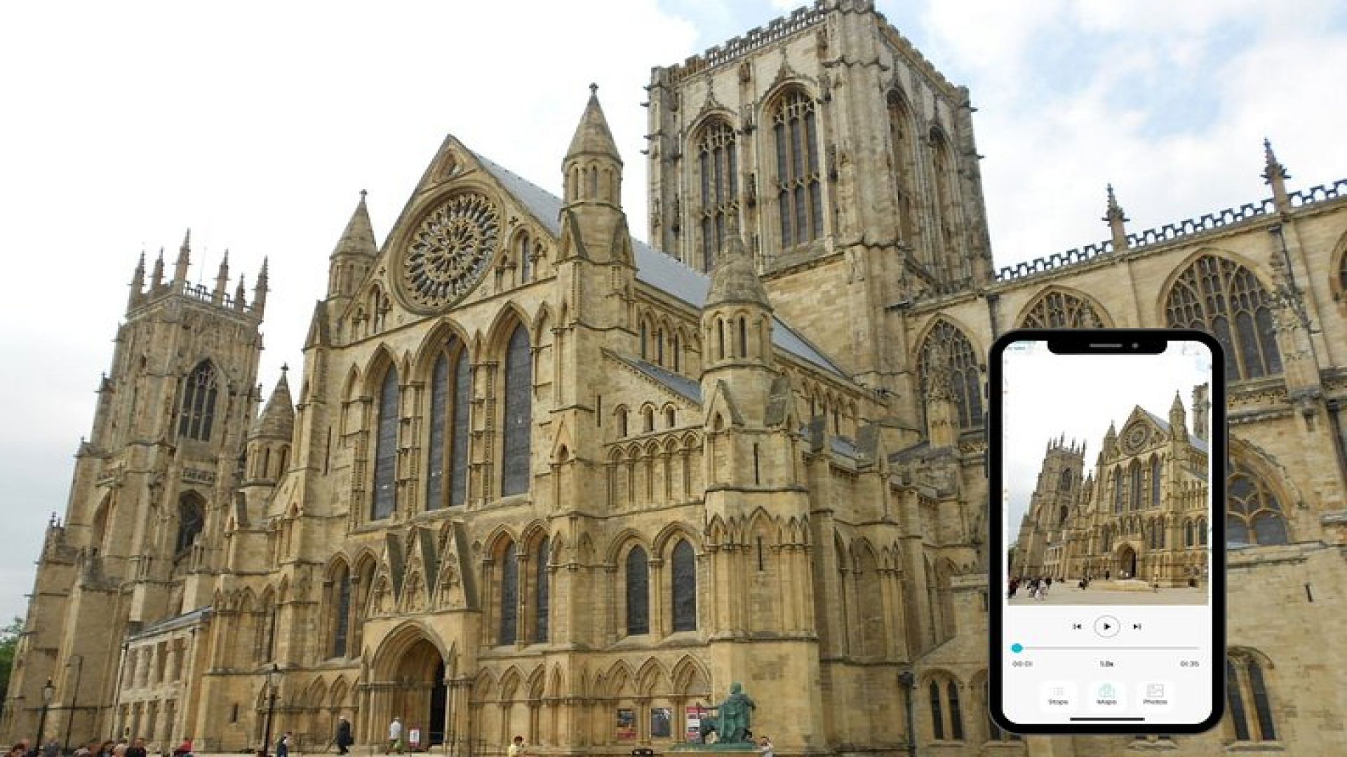 History and Hauntings Self Guided Walking Tour in York with App