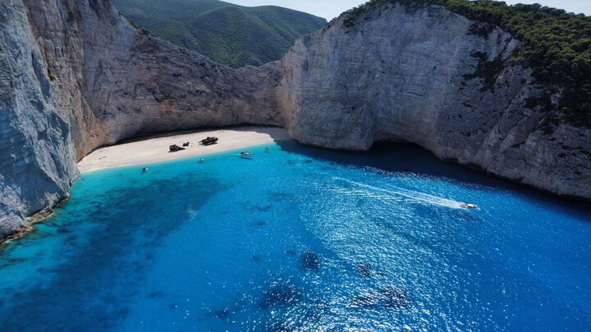 Zakynthos Shipwreck Beach with Blue Caves Land and Sea Tour