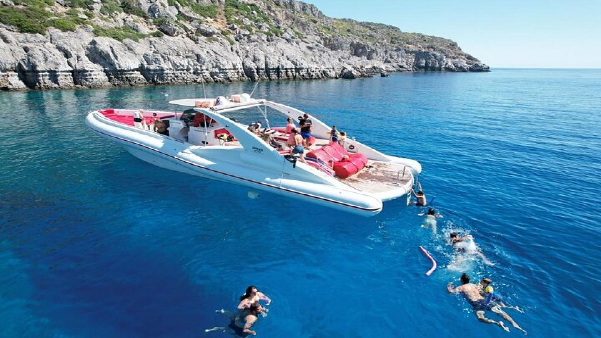 4 Hour Beach Tour with Meal and Unlimited Drinks in Rhodes