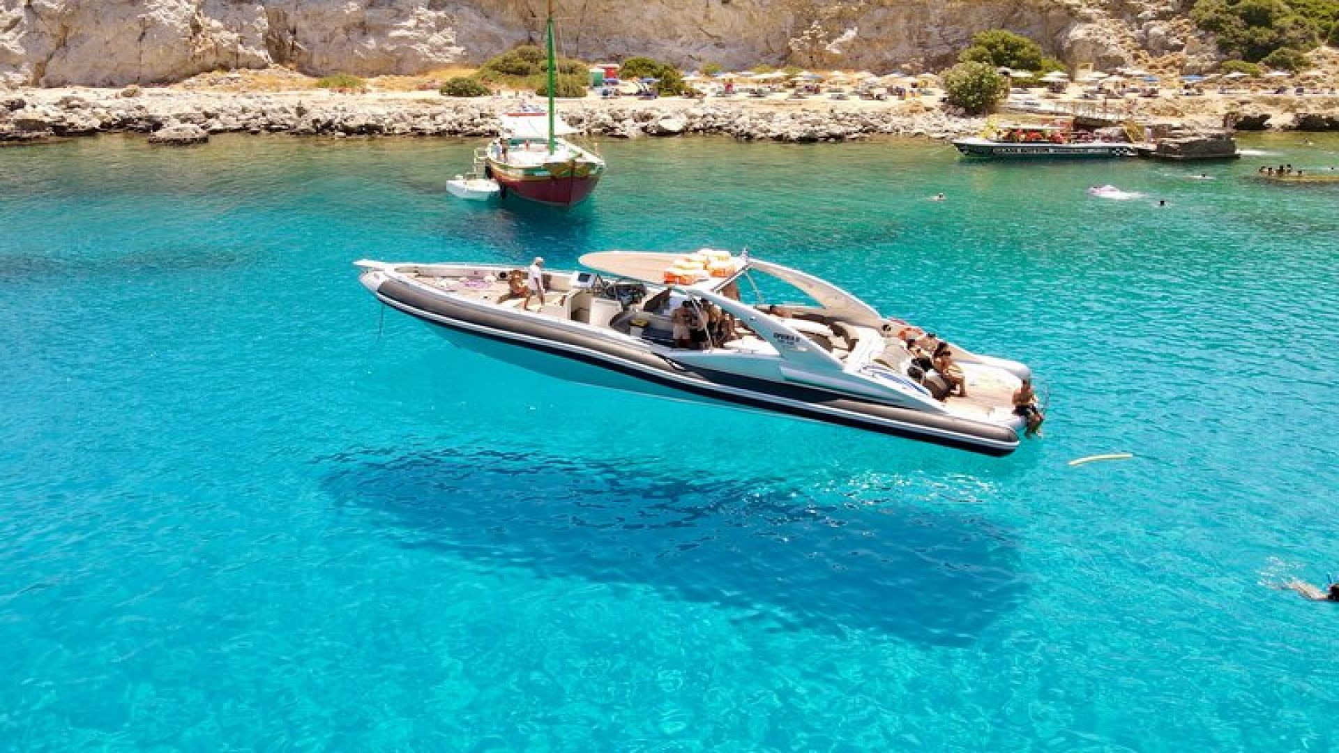 4 Hour Beach Tour with Meal and Unlimited Drinks in Rhodes