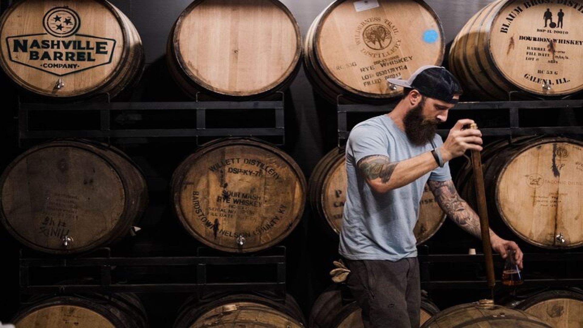 Nashville Barrel Co \"Straight from Barrel\" Tasting with Bottle