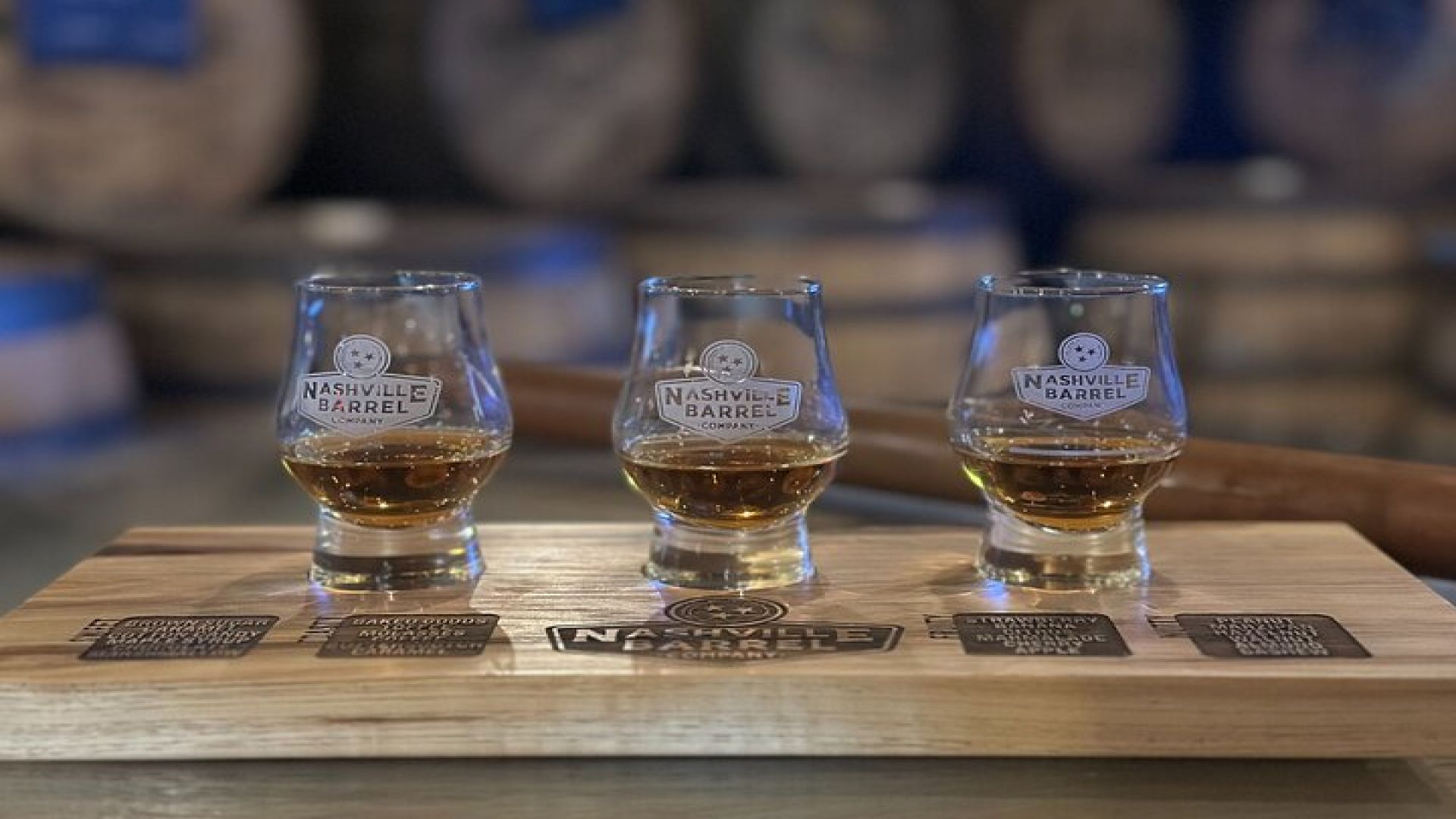 Nashville Barrel Co \"Flight from the Barrel\" Whiskey Tasting