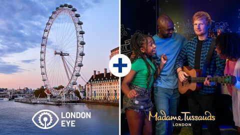 London Eye + Madame Tussauds London - 2 way ticket