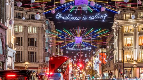 Christmas Lights Panoramic Tour of London