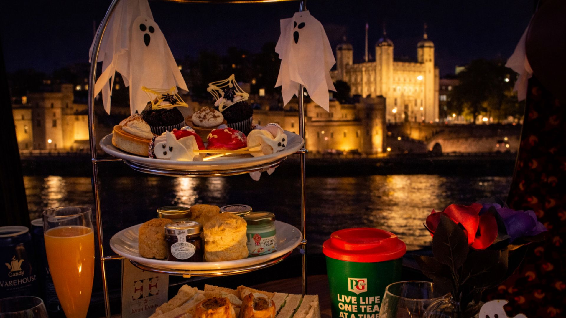 Halloween Afternoon Tea Tour with PG Tips