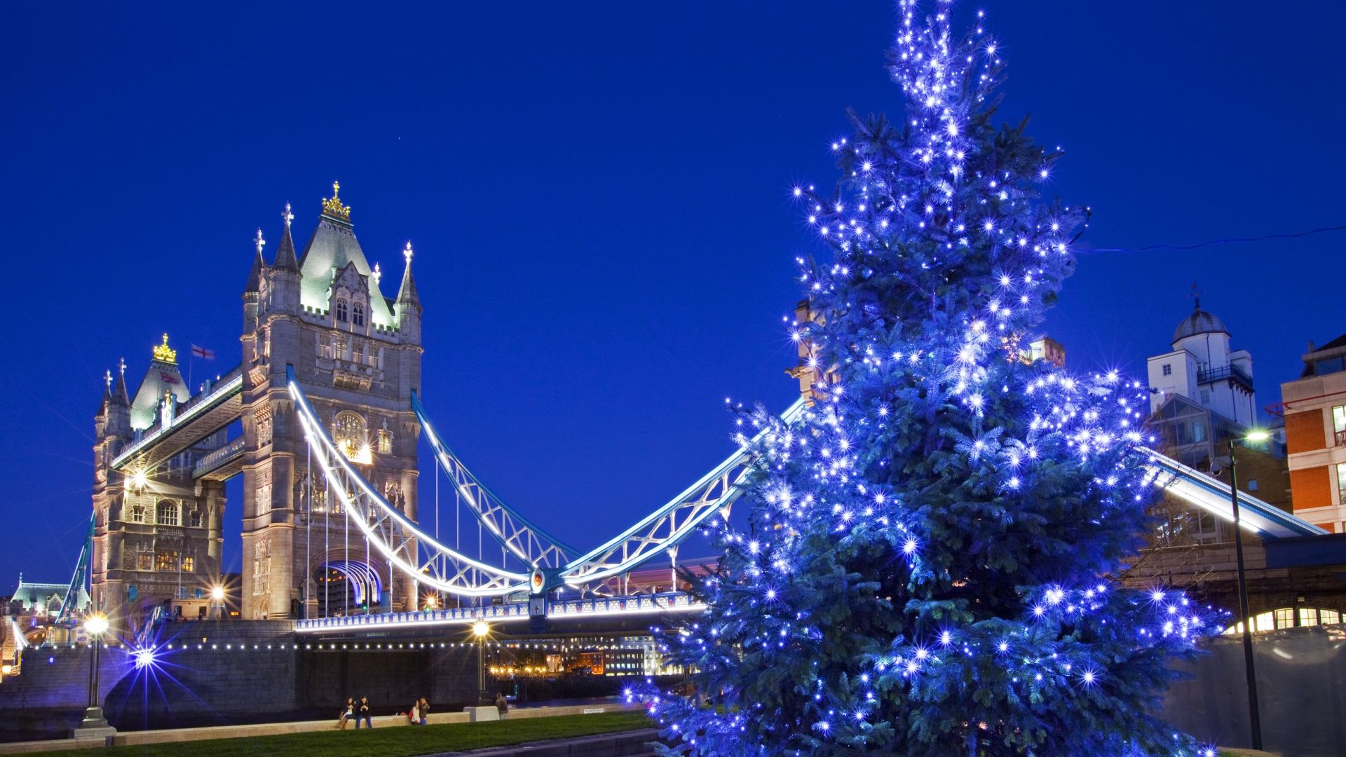 Christmas Lights Panoramic Tour of London