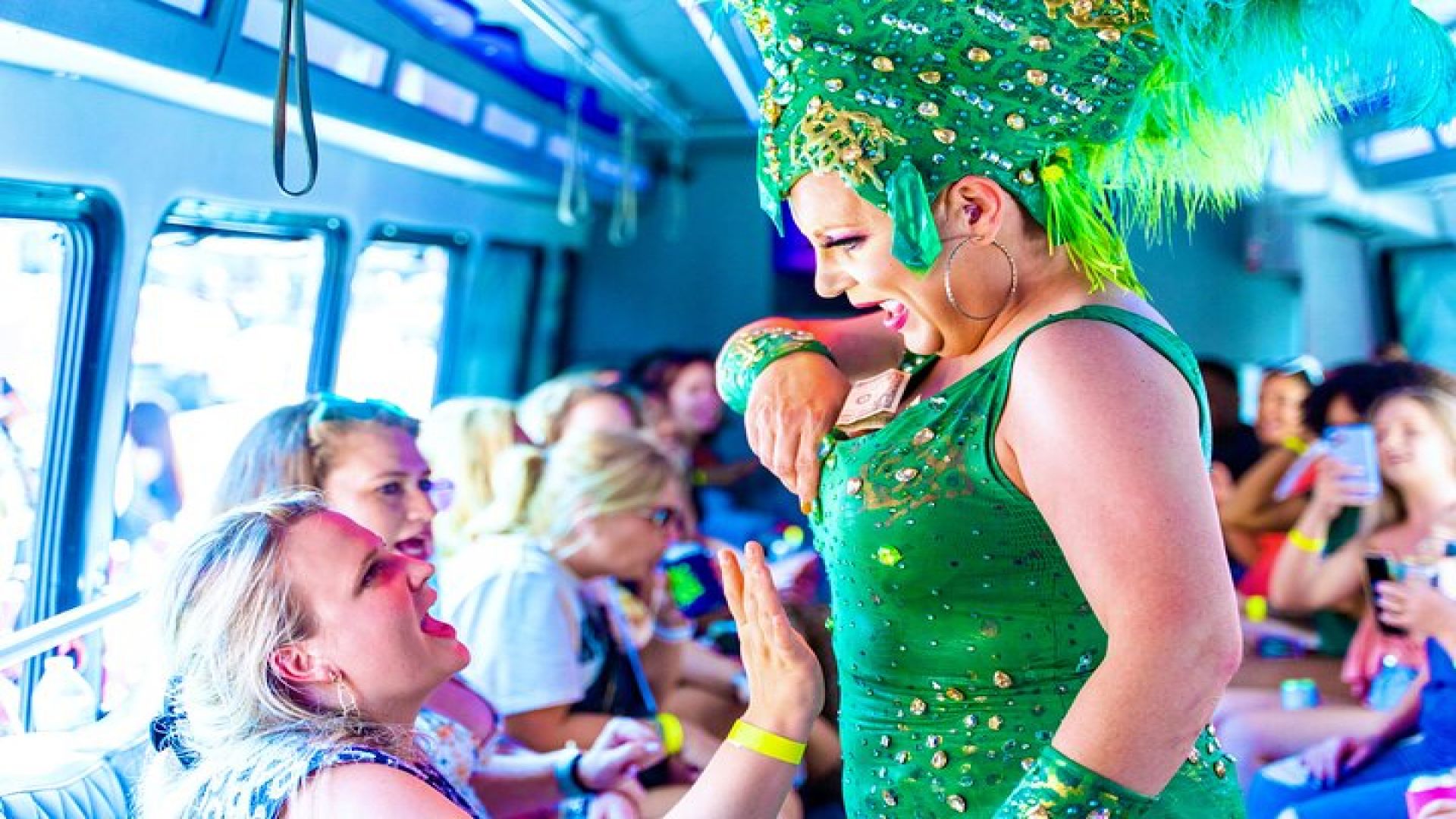 Nashville Party Bus with Drag Queen Hosts & Live Performances
