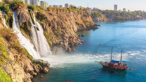 Antalya City and Duden Waterfalls Tour with BBQ Lunch from Kemer