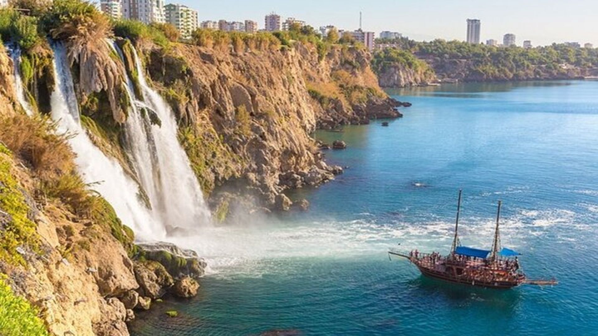 Antalya City and Duden Waterfalls Tour with BBQ Lunch from Kemer
