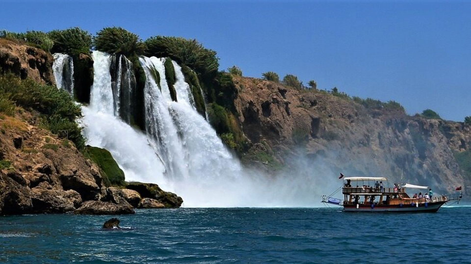 Antalya City and Duden Waterfalls Tour with BBQ Lunch from Kemer