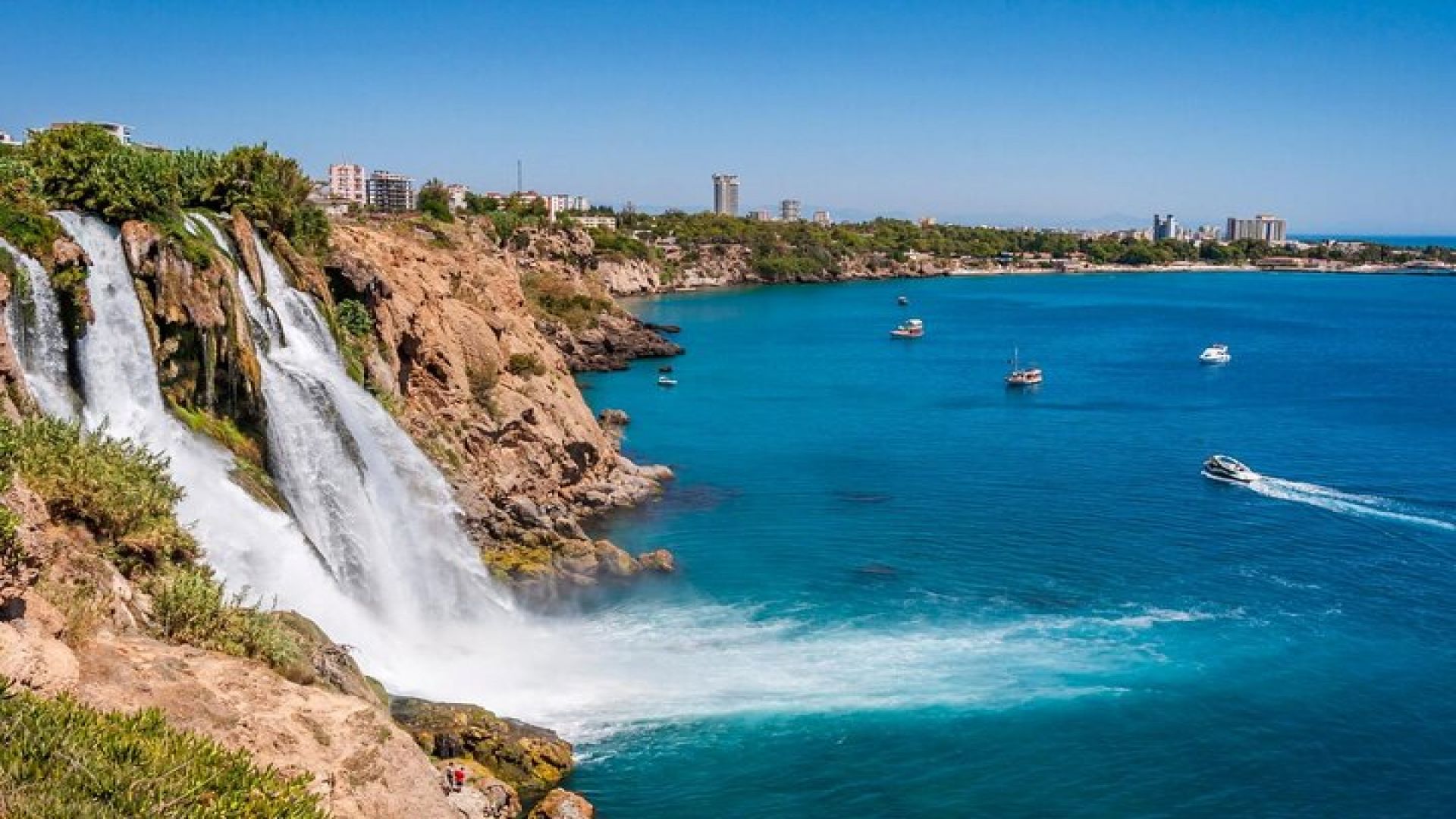 Antalya City and Duden Waterfalls Tour with BBQ Lunch from Kemer
