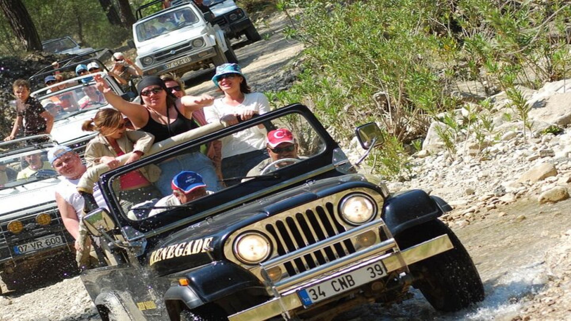 Antalya Jeep Safari Tour with Off-Road, Lunch & Transfer