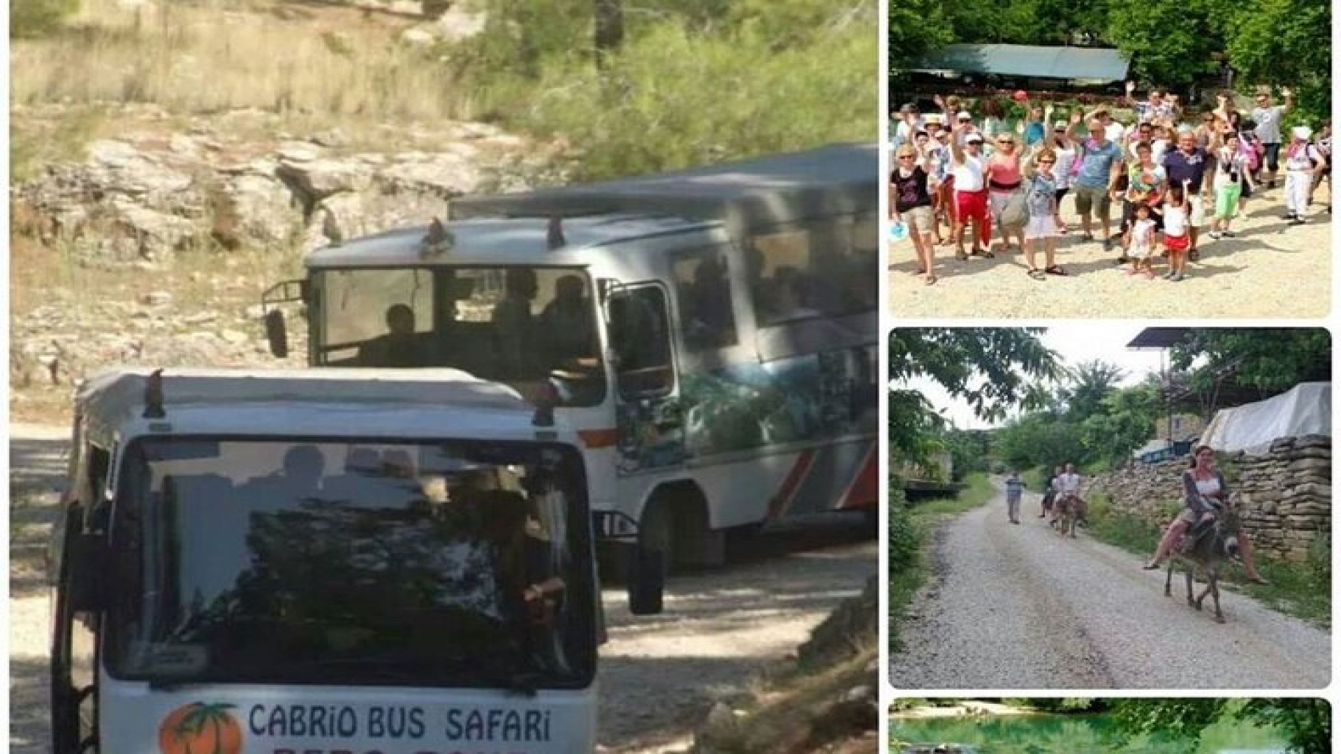  Cabrio Bus Safari at the Taurus Mountains from Side