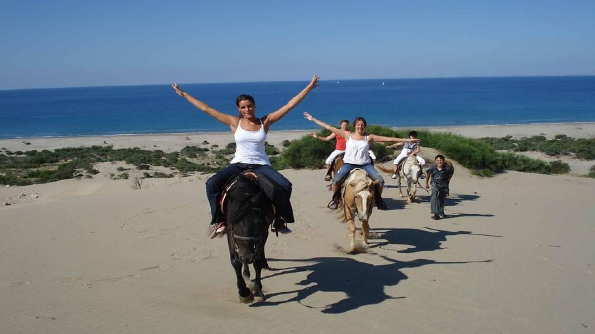  Horse Riding on the Beach in Side