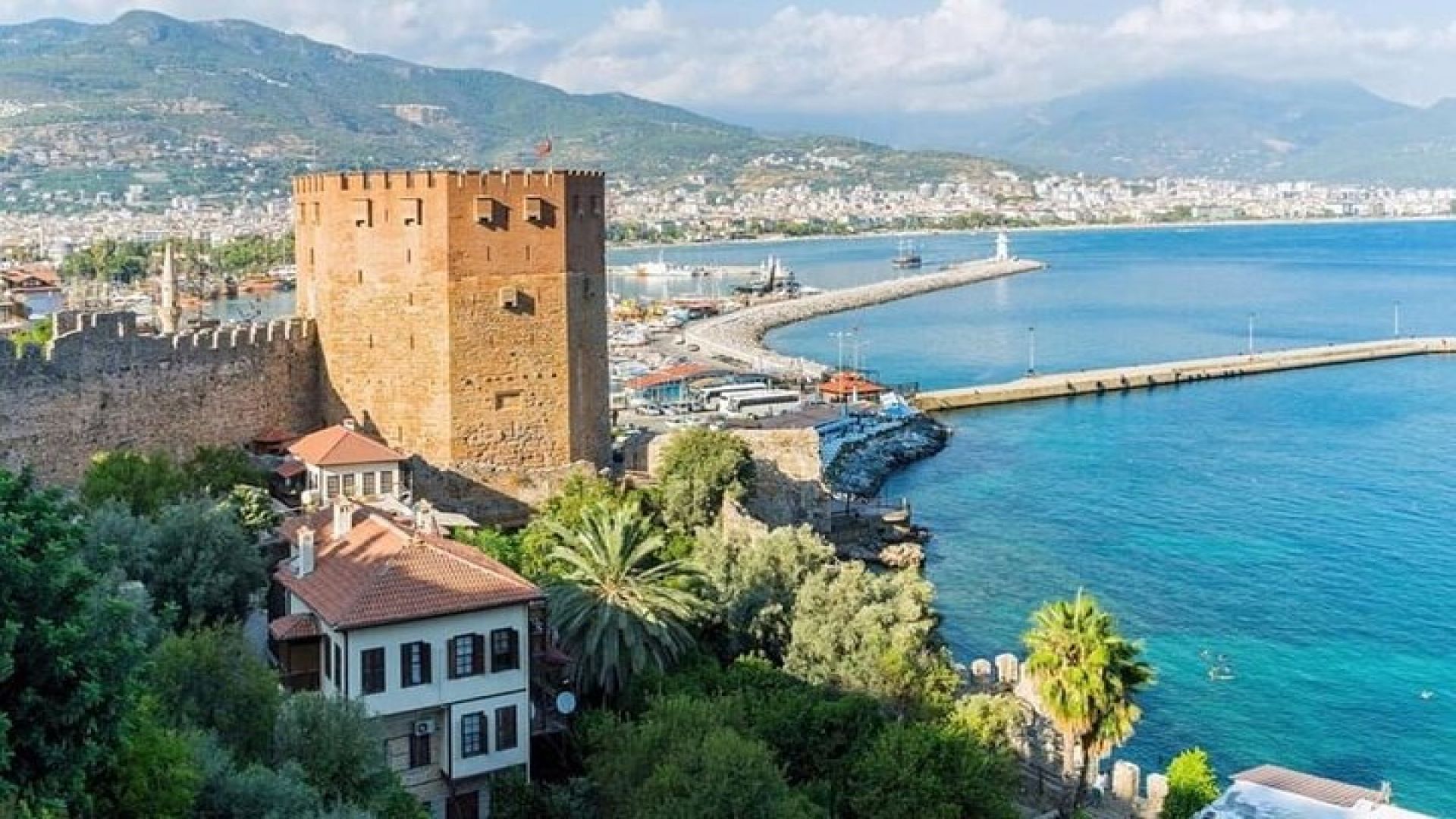  Alanya City by Bus with Boat Ride 