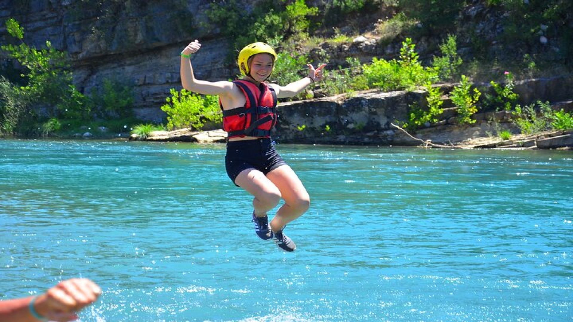 \"Side: Whitewater Rafting Fun at Koprulu Canyon\"