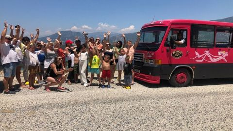 Alanya Cabrio Adventure Safari With Green Canyon Boat Trip