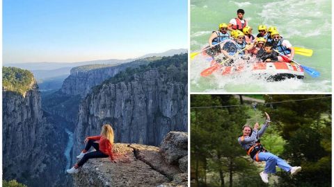 Tazı Canyon, Rafting and Zipline Experience from Alanya