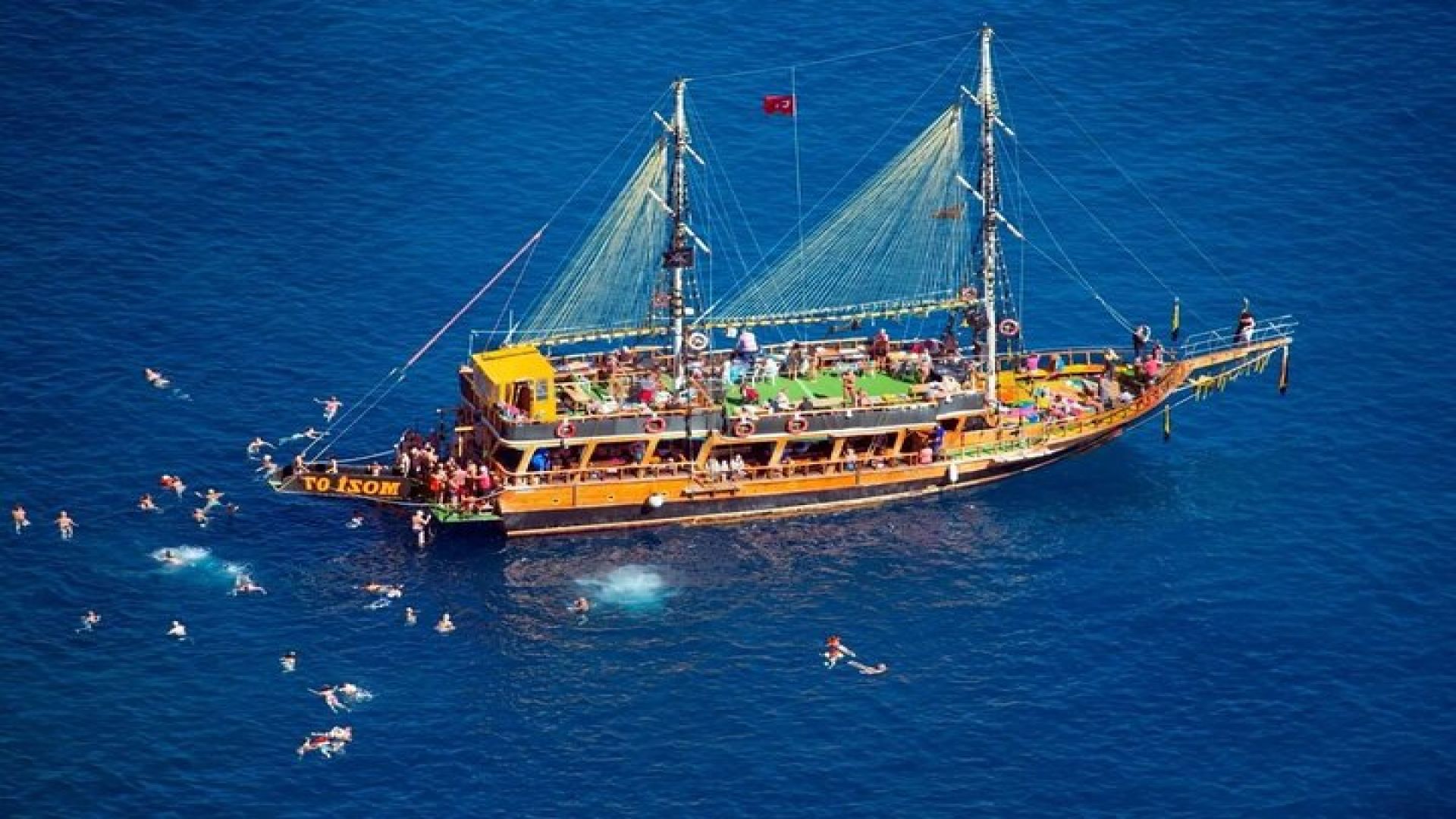 Alanya Boat Tour Transfer with Lunch