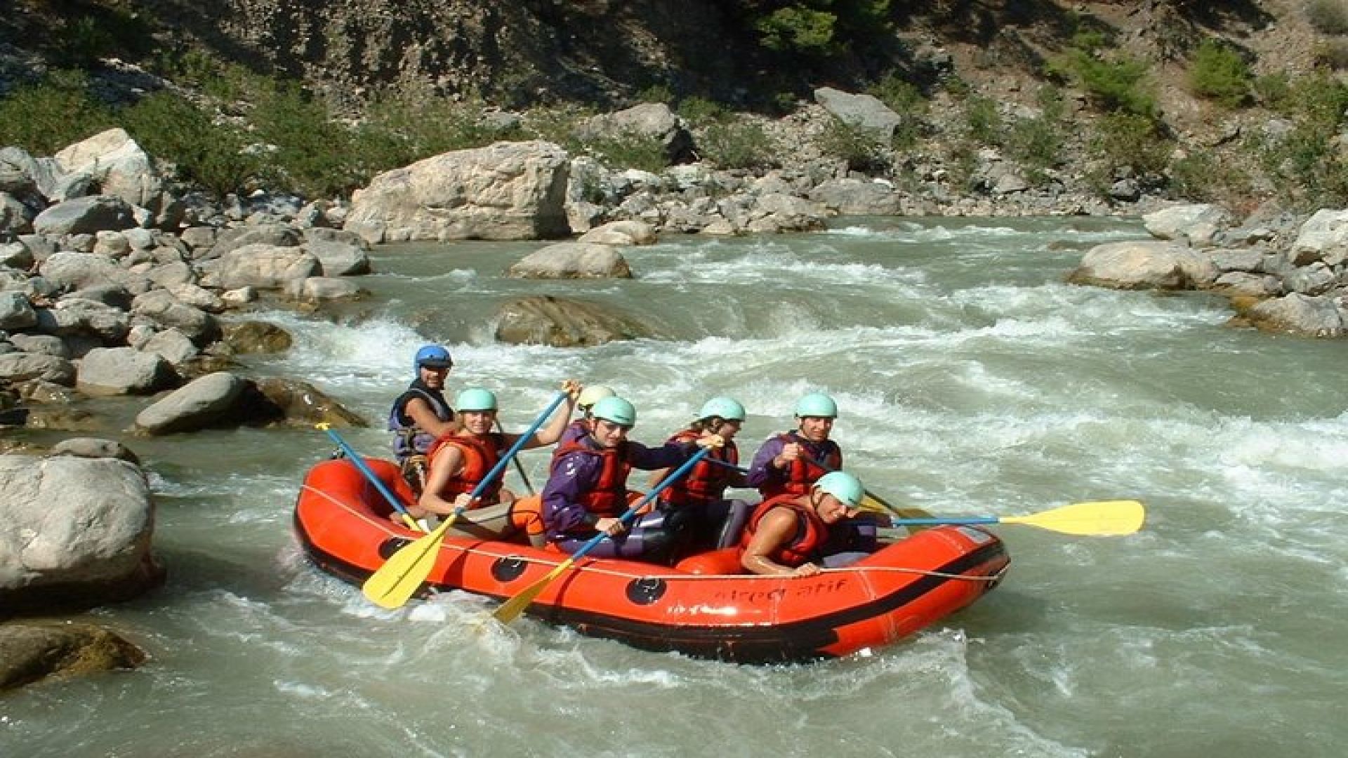 Full-Day Dalaman River Rafting with Marmaris Hotel Transfer