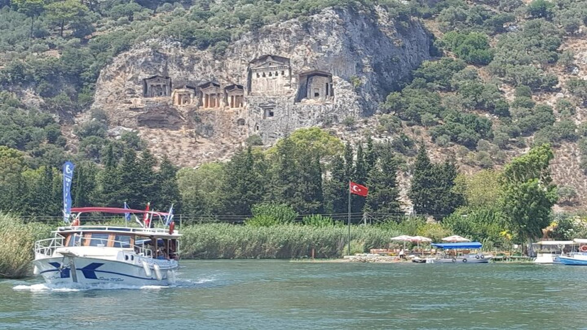 Dalyan River Cruise: Rock Tombs, Mud Bath & Iztuzu, from Dalyan
