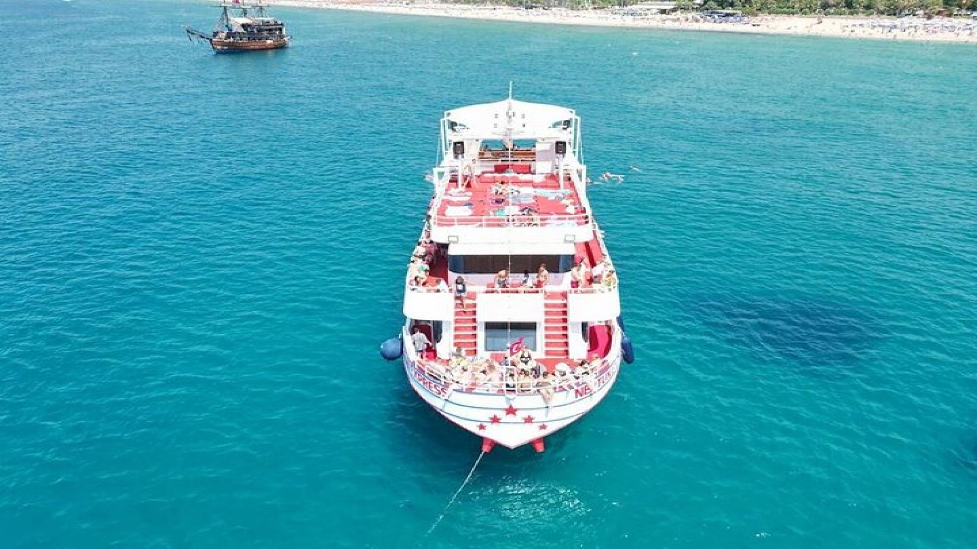 Alanya Boat Trip With Lunch, Unlimited Drinks & Hotel Pickup
