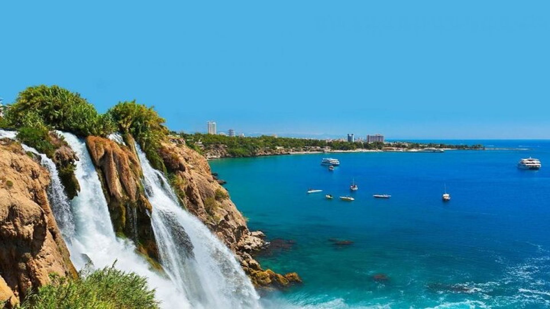Antalya City Tour : Old Town, Duden Waterfall, Boat Trip & Lunch