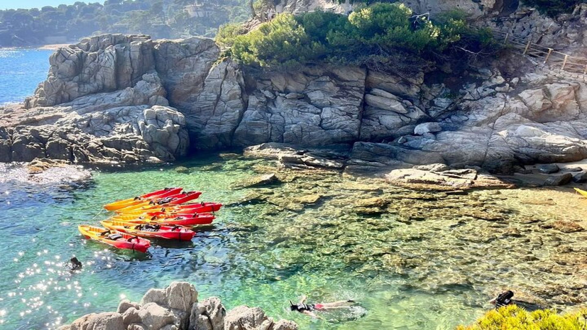 Costa Brava Kayak & Snorkel Tour + Picnic from Barcelona 