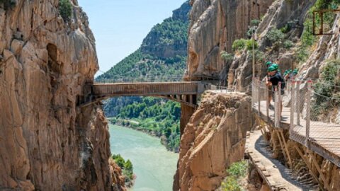 From Malaga Caminito del Rey Guided Tour with transportation
