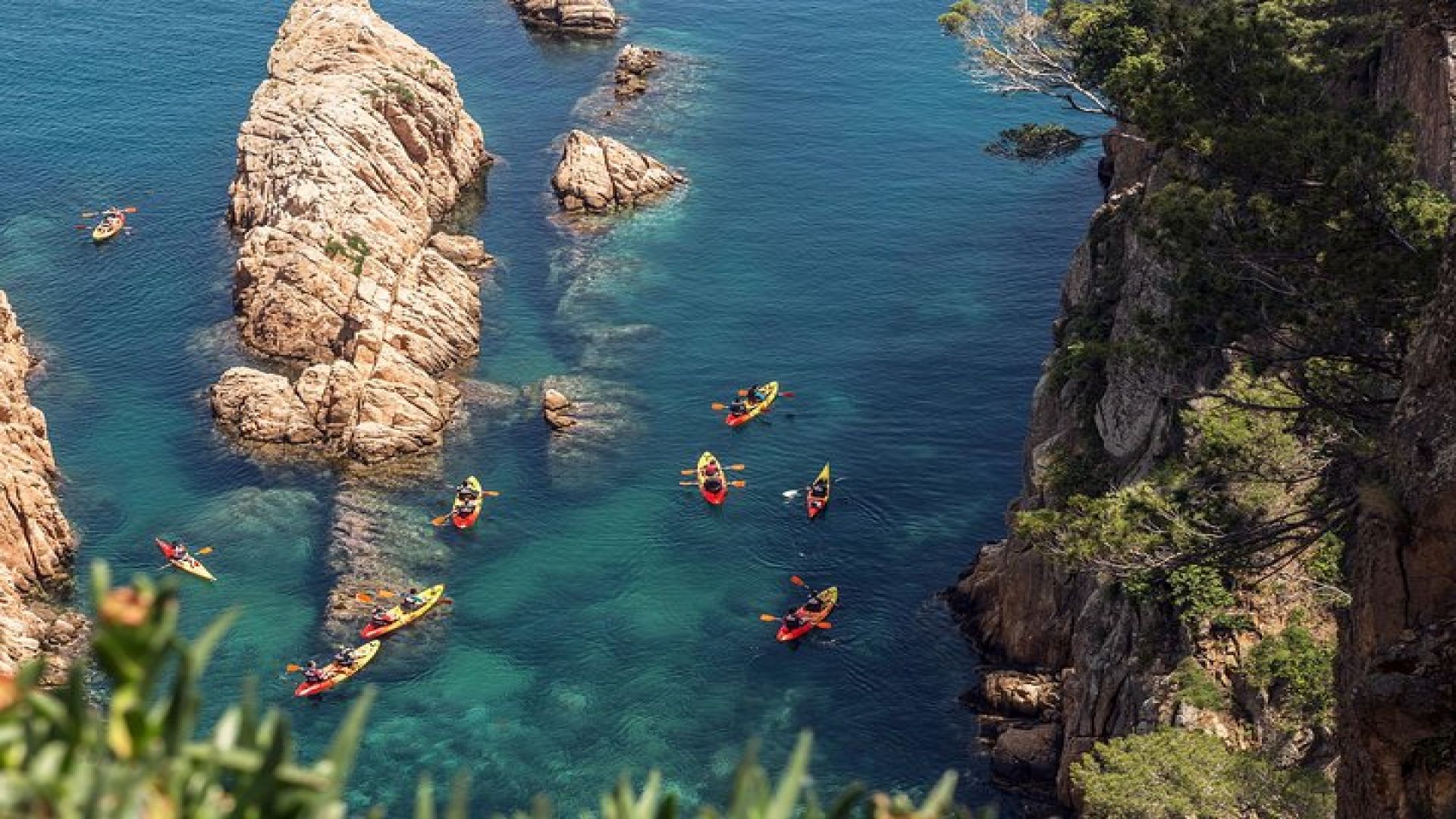 Barcelona Costa Brava Kayak, Snorkel & Cliff Jump Day Tour