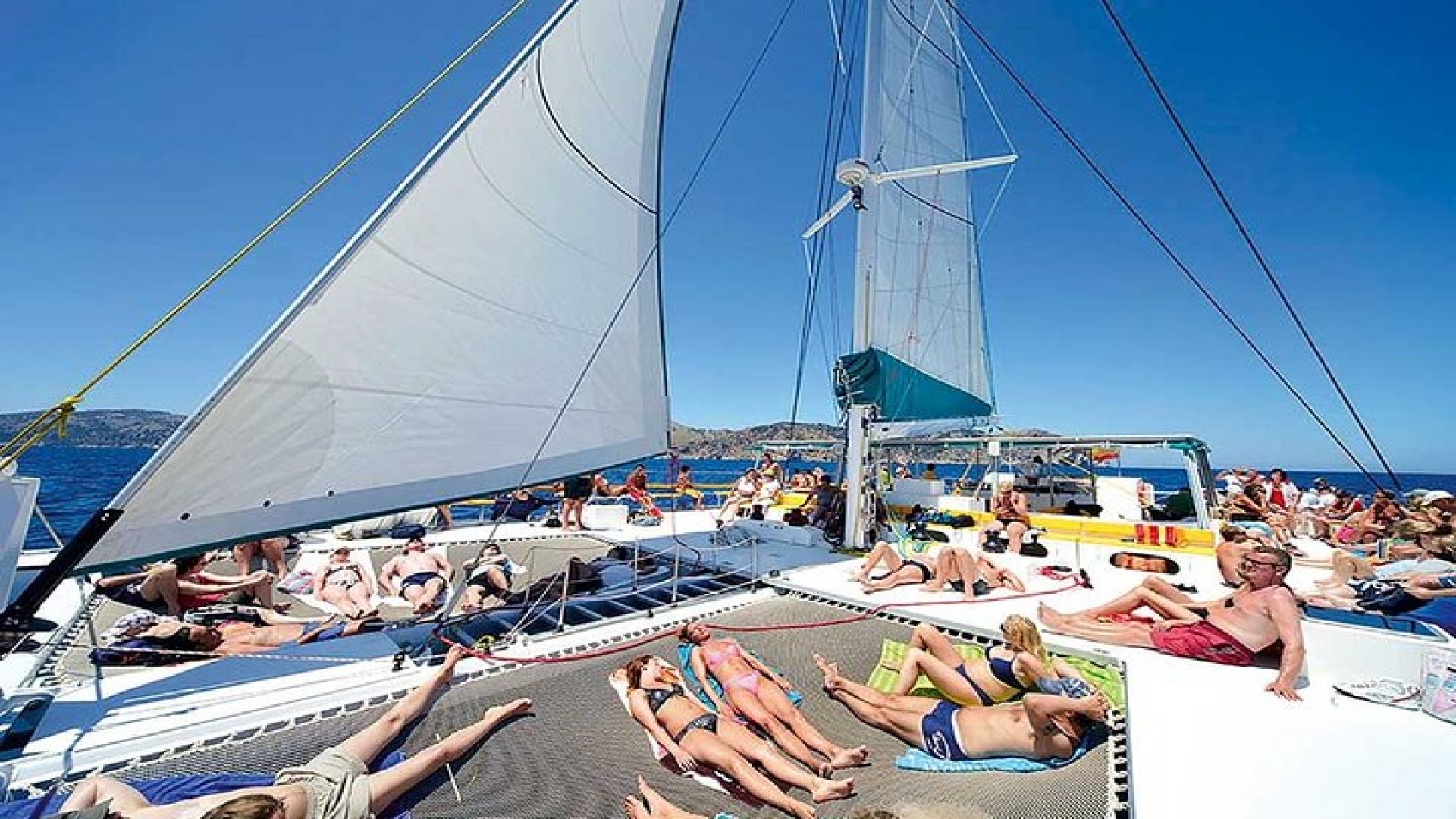 Catamaran Cruise from Port d\'Alcudia with Lunch and Swim Stop