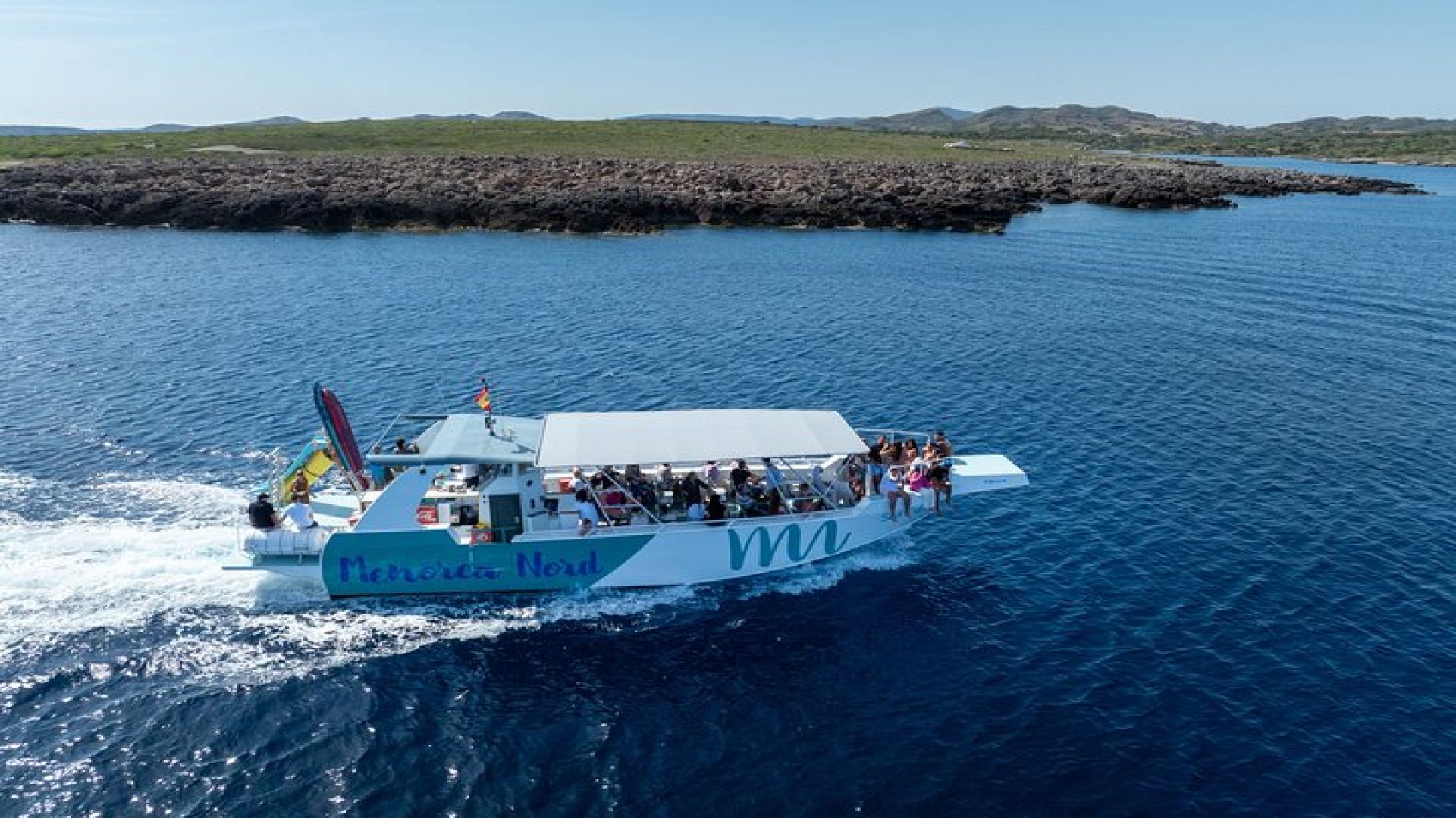Boat trip through the coves of northern Menorca from Fornells