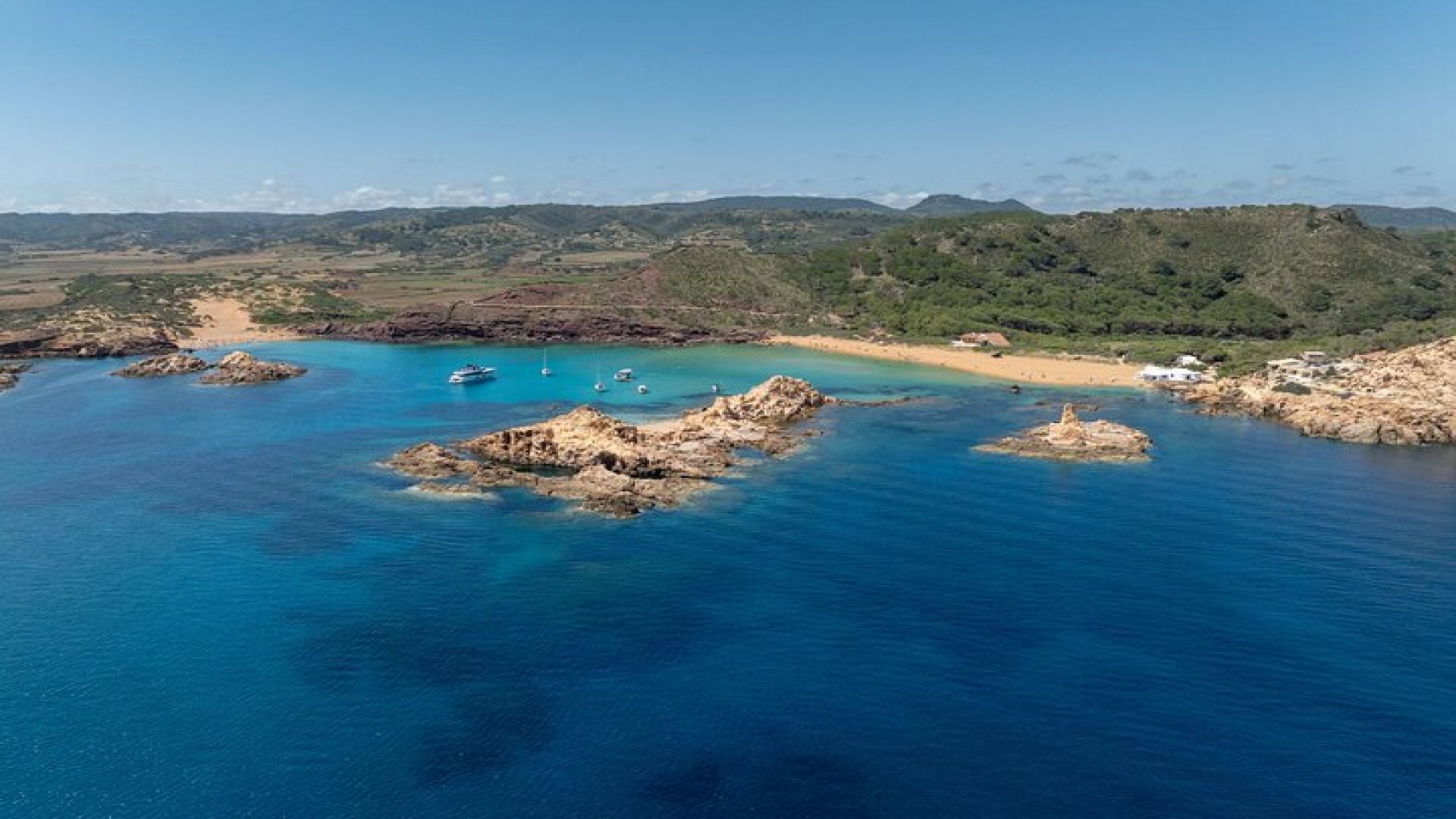 Boat trip through the coves of northern Menorca from Fornells
