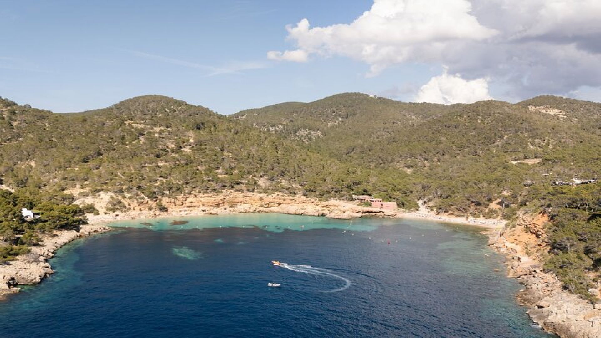 Excursion to Cala Salada by Jet Ski From San Antonio