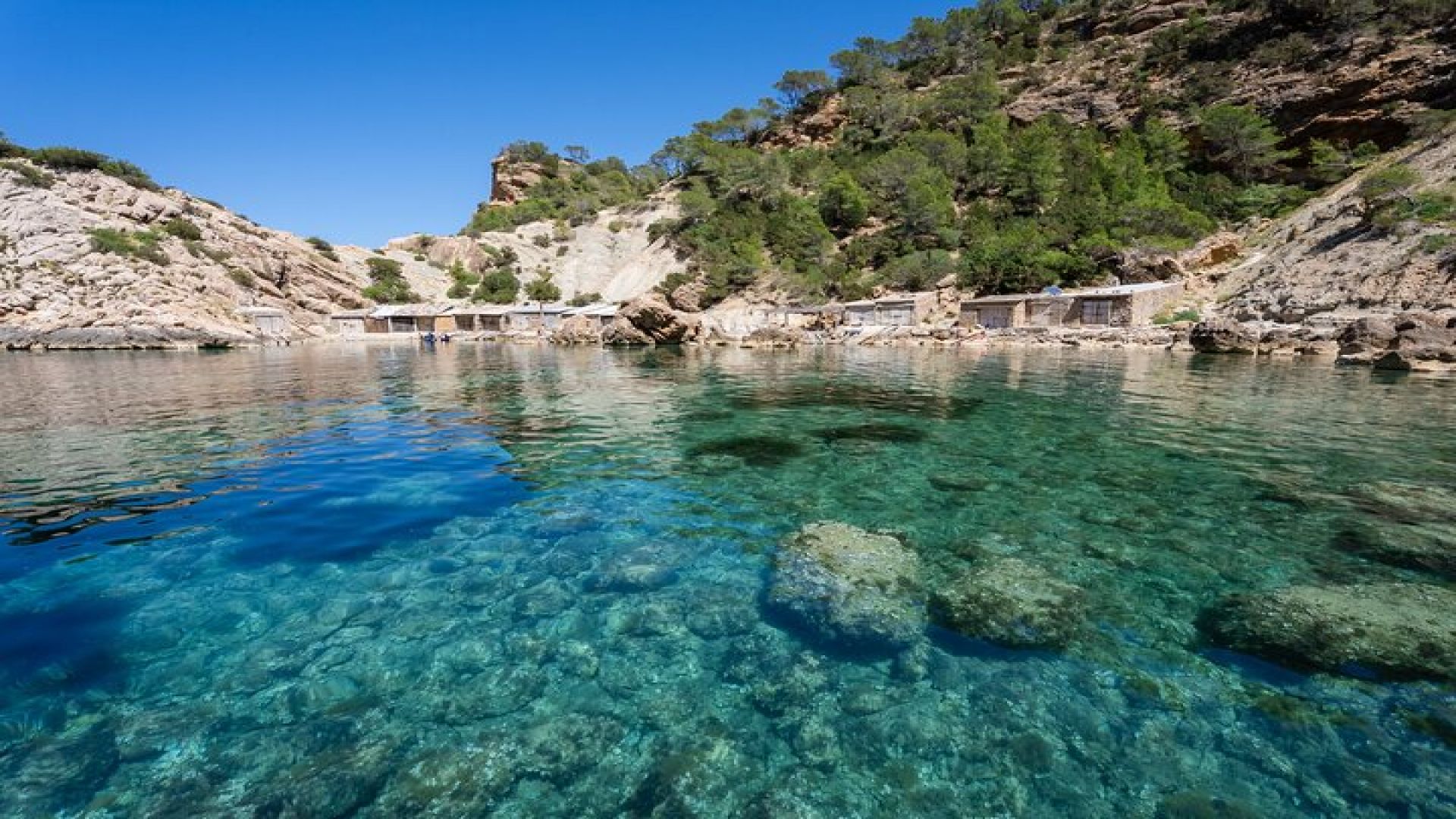 Excursion to Cala Salada by Jet Ski From San Antonio