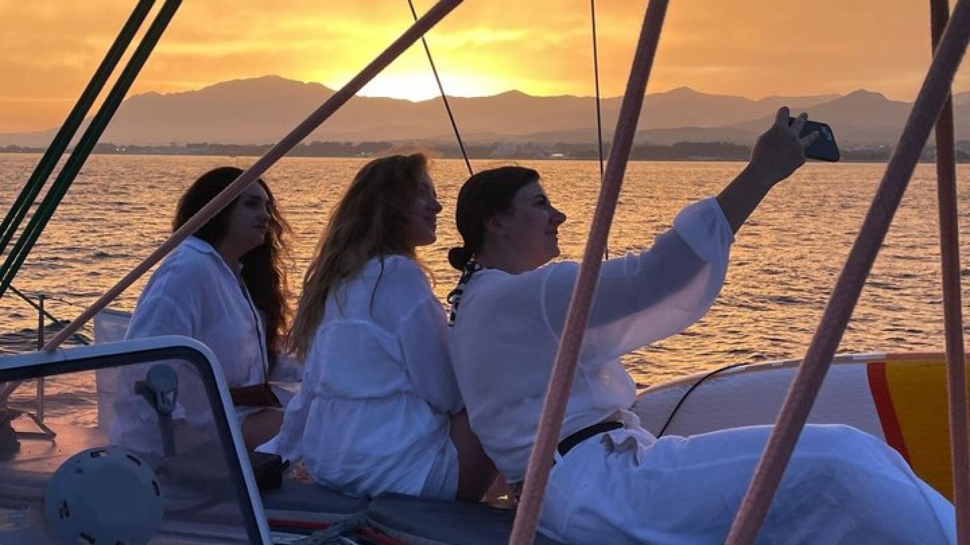 Sunset Sailing along the Marbella coast from Puerto Banus
