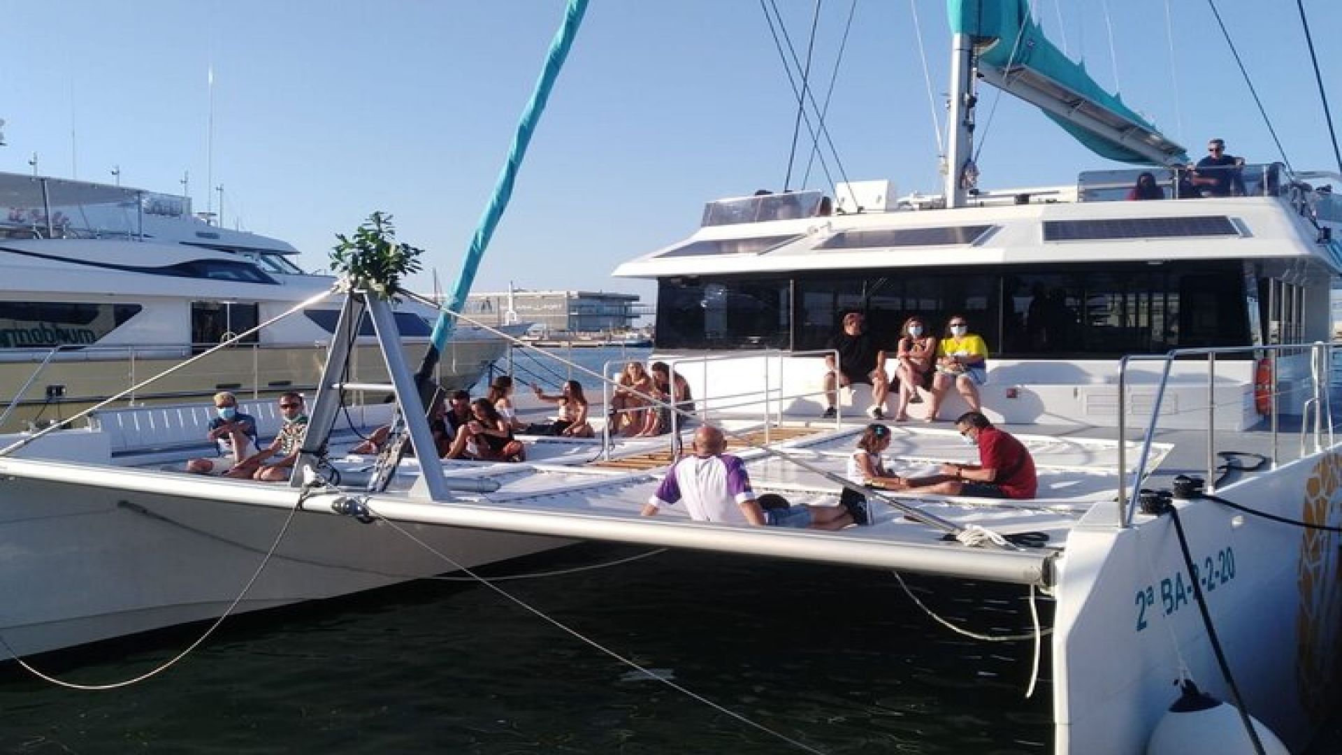 Catamaran tour with swimming stop in Malaga