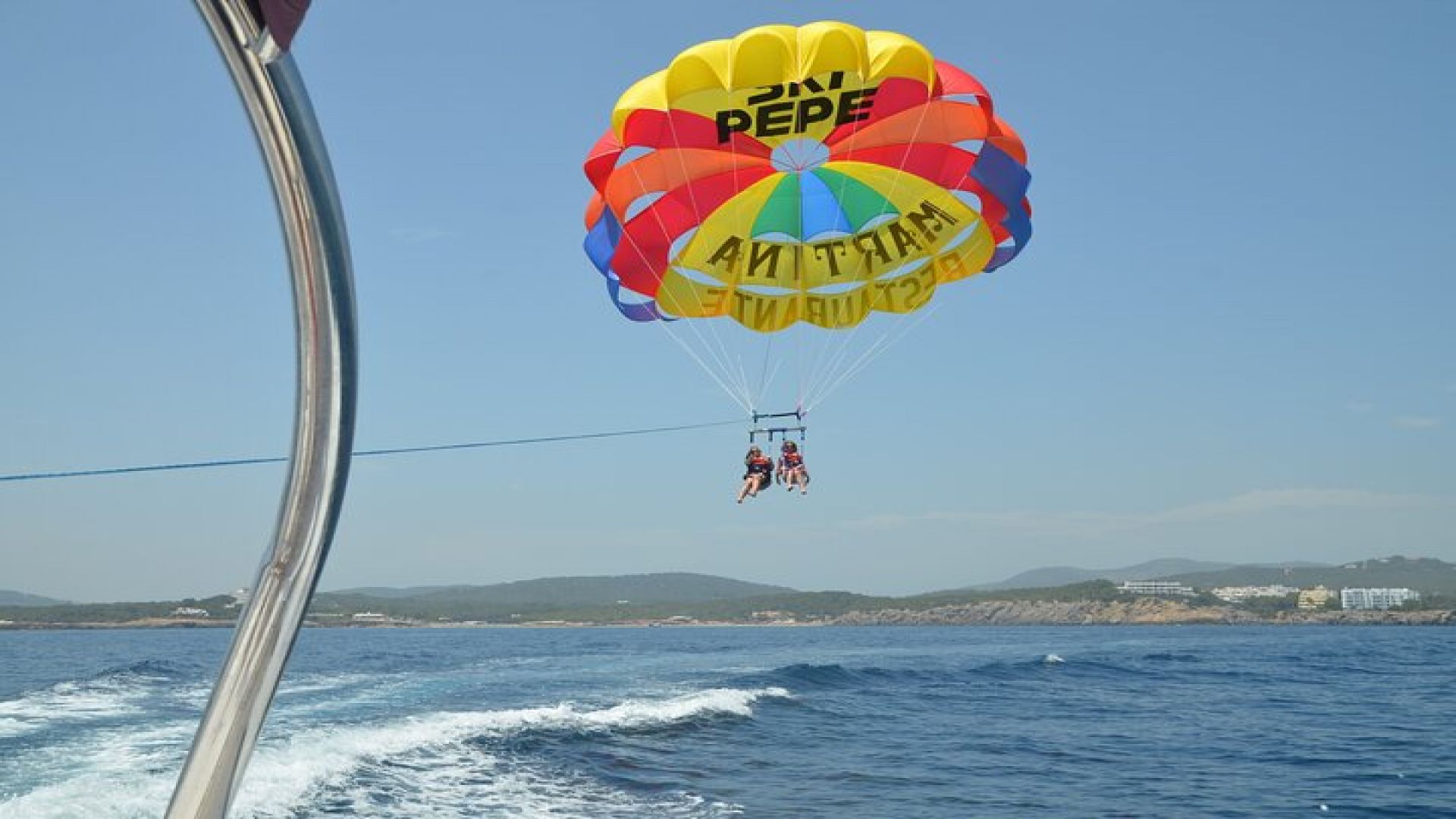 Parasailing in Ibiza with HD Video Option