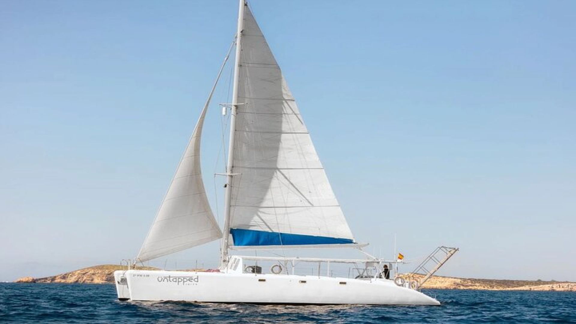 Ocean Catamaran Cruise Ibiza with Unlimited Drinks and BBQ