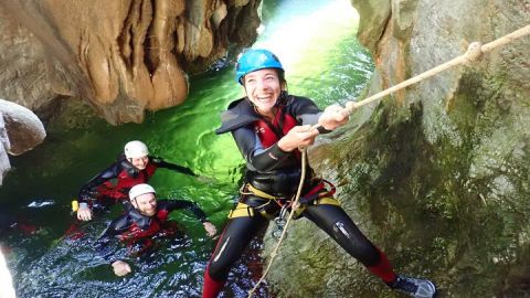 From Marbella: Canyoning Tour in Guadalmina Canyon