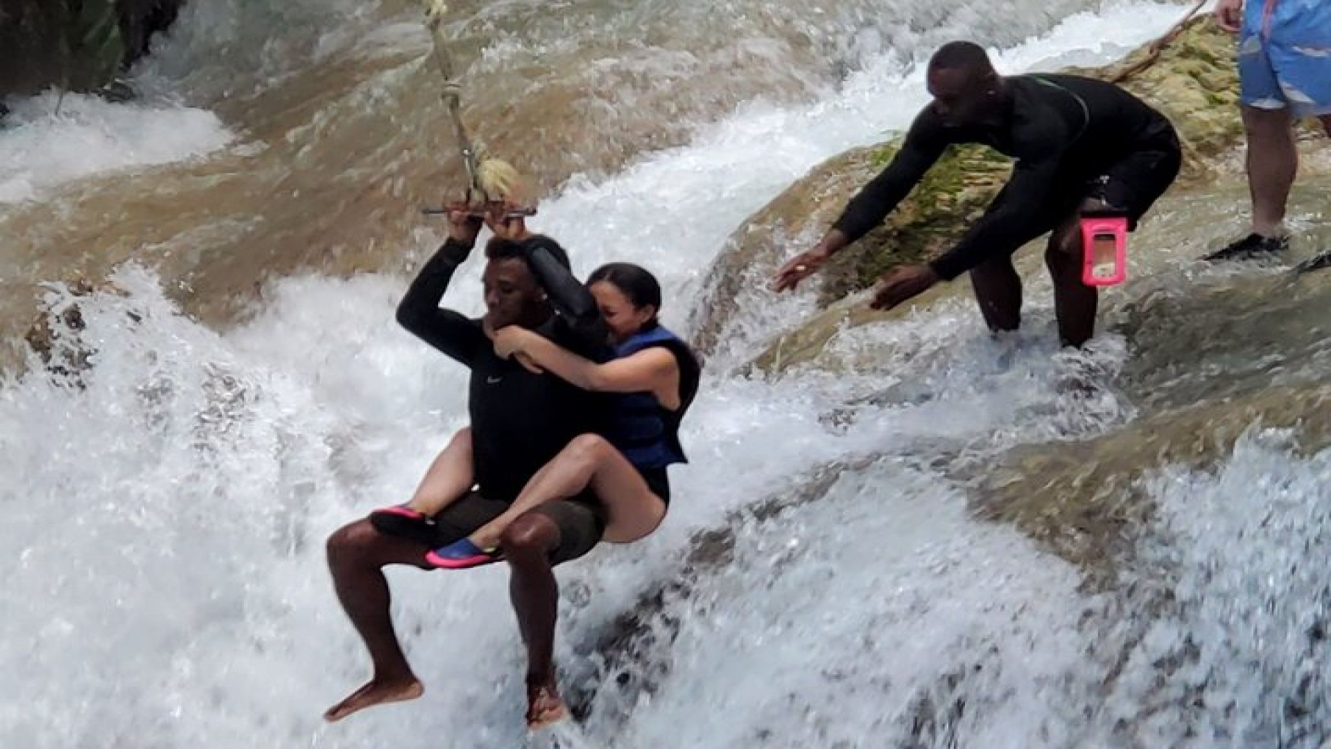 Shopping, Bluehole, Secret Falls and Dunns River from Montego Bay