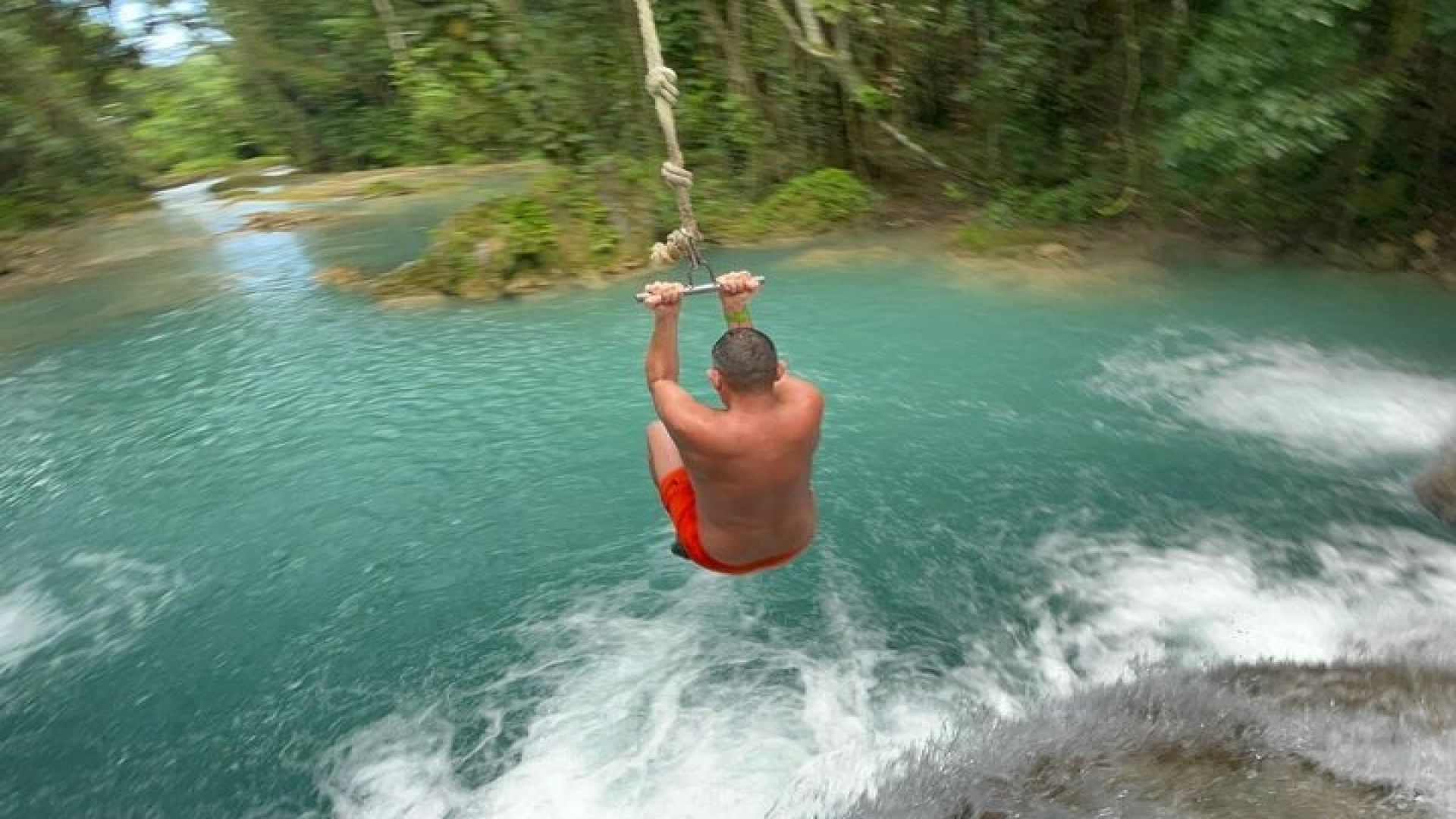  Blue Hole Secret Falls from Falmouth 